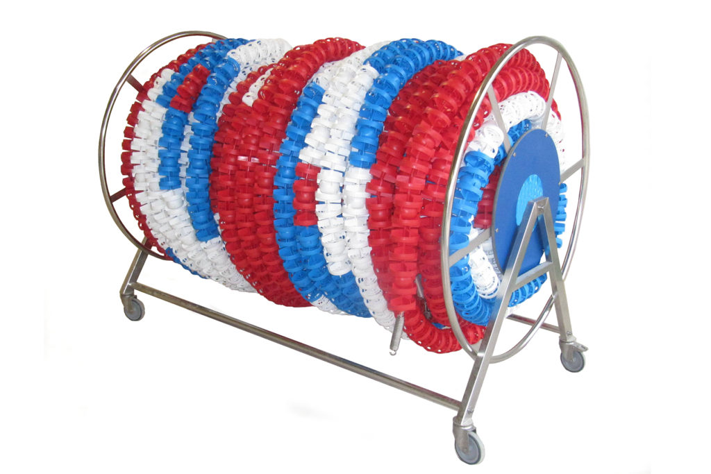 Carrello avvolgi corsie frangionda modello Jumbo