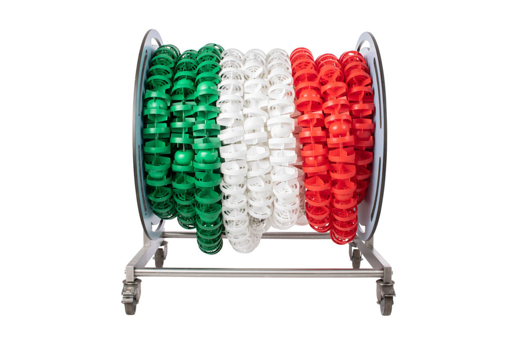 Carrello avvolgi corsia frangionda modello Eco1