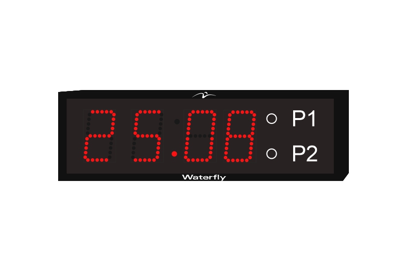 Indicatore tempo, data, temperatura aria e acqua e umidità relativa